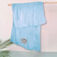 thumbnail image 1 of Toalla de baño para niños de Microfibra MELOCOTTON HOGAR Mod. Azul Claro - Chango, 1 of 3