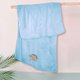 thumbnail image 1 of Toalla de baño para niños de Microfibra MELOCOTTON HOGAR Mod. Azul Claro - Chango, 1 of 3