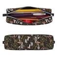 thumbnail image 2 of Fotbe Mushroom Garnish Pattern Leather Pencil Case, Pencil Pouch with Durable Zipper, Compact and Stylish Organizer for Stationery, Art Supplies, Travel Essentials, 2 of 7