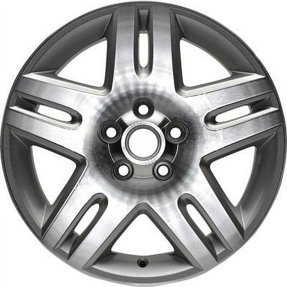 KAI 17 X 6.5 New Aluminum Alloy Wheel Replica, Machined With Silver, Fits 2006-2007 Chevrolet Monte Carlo