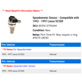 thumbnail image 2 of Speedometer Sensor - Compatible with 1992 - 1997 SC300 1993 1994 1995 1996, 2 of 2