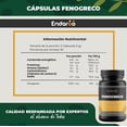 thumbnail image 3 of ENDAROO Fenogreco | Suplemento Alimenticio de Origen Natural | Apoyo al Metabolismo y Bienestar Digestivo | Equilibrio Hormonal y Vitalidad | Sin Aditivos (60), 3 of 5