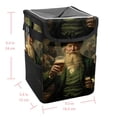 thumbnail image 5 of Saint Patrick's Day Mini Trash Can Car Trash Bin Trash Can for Car - Foldable, with Lid, Leak-Proof, Hanging Storage Bag, 5 of 6