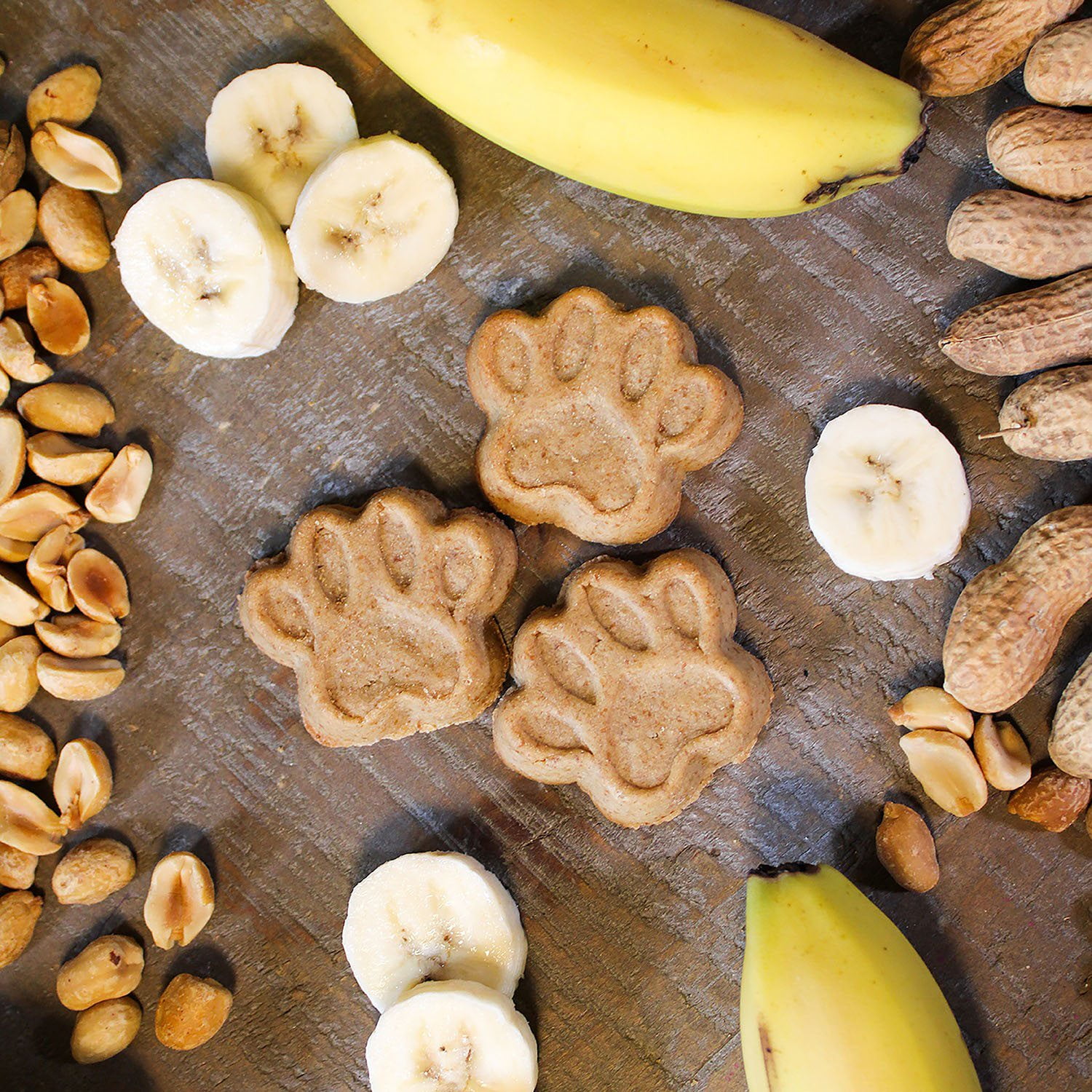 Peanut Butter Banana Dog Treats Recipe Banana Peanut Homemade
