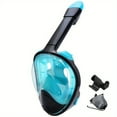 thumbnail image 5 of Full Face Snorkel Mask With Camera Mount, 180 Degree Panoramic View Anti-Leak Snorkeling Swimming Diving Goggle For Adults, 5 of 5