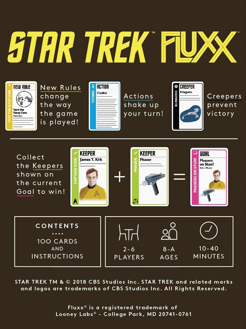 Star Trek Fluxx Card Game offered by Publisher Services - image 4 of 5