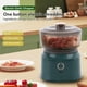 thumbnail image 3 of Picadora De Carne Eléctrica, Mini Procesador De Alimentos De Acero Inoxidable Con Cuchillas De Dos Niveles Para Verduras, Ajo, Nueces, Para Cocinar, Comida Para Bebés, Batidos, 3 of 7