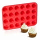 thumbnail image 4 of 1pc, Silicone Muffin Pan Mini 24 Cups Cupcake Pan, Nonstick Free Silicone Baking Pan, Cupcakes And Mini Cakes Mold, Great For Making Muffin Cakes, Tar, 4 of 5