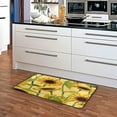 thumbnail image 2 of Kitchen Rugs Sunflower Yellow Background Design Non-Slip Soft Kitchen Mats Bath Rug Runner Doormats Carpet for Home Decor, 39" X 20", 2 of 7