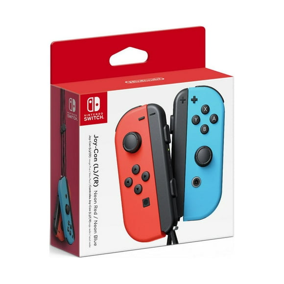Refurbished NINTENDO Switch Joy-Con (L/R)-Neon Red/Neon Blue Wireless Controller