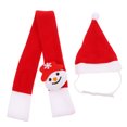 thumbnail image 3 of BEADCEST 1 Set Cat Scarf And Santa Claus Hat Accessory For Pet Costumes At Christmas, 3 of 6