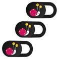 thumbnail image 4 of 3pcs Cartoon Snail Pattern Universal Laptop Camera Privacy Protection Cover, 4 of 6