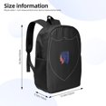 thumbnail image 4 of Mochila escolar para niños de la 2.ª División de Infantería, mochila informal de viaje para niños y niñas (17 pulgadas), 4 of 5