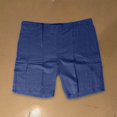 thumbnail image 5 of pstuiky Pantalones cortos para hombre, Pantalones cortos casuales de lino para hombre, con múltiples bolsillos, rectos, de color liso, cómodos y transpirables., 5 of 5