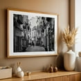thumbnail image 5 of Via Lorenzo D'Amalfi B&W - Amalfi Campania Italy Photography Black and White Street Photography Architecture City Vintage Travel Poster Unframed Wall Art Print 40 x 60 inches, 5 of 7