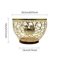 thumbnail image 3 of Wrought Iron Fruit Basket, Countertop Storage Organizer with Open Wire Design for Fresh Produce, Eggs, Snacks, and Bread, Durable Metal Kitchen Counter Basket for Home Organization, 3 of 6