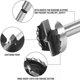 thumbnail image 2 of Woodworking Multi-tooth Forstner Drill Bit Carpenter High Carbon Steel Boring Drill Bit Self Centering Hole Saw Cutter Tool, 2 of 5