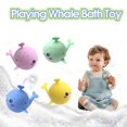 thumbnail image 4 of Bubble Blowing Whale Baby Squirt Toy For Bath Time, 4 of 8
