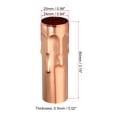 thumbnail image 2 of Uxcell Candle Socket Covers, 3.1 Inch Tall Chandelier Sleeves Candelabra Base Holder, Rose Gold 3 Pack, 2 of 6