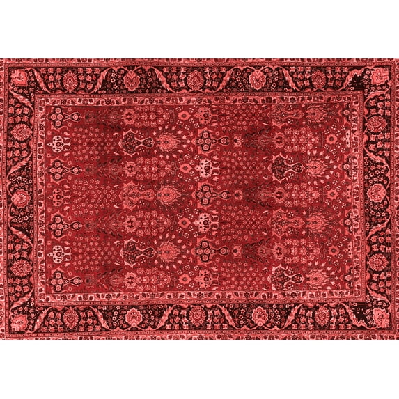 Ahgly Company Indoor Rectangle Persian Red Traditional Area Rugs, 5' x 8'