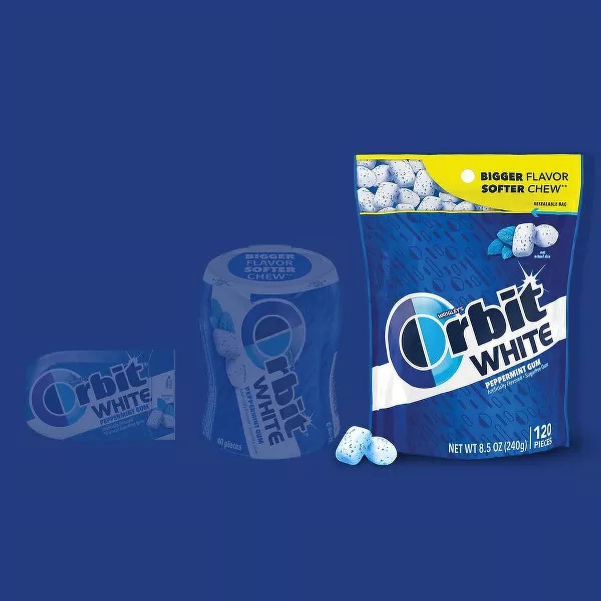 Orbit White Peppermint Gum Bulk - 8.5oz/120ct