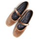 thumbnail image 2 of Zapatillas de ballet WENJIAZHIZHI para mujer, de gamuza, color marrón, talla 35, 2 of 7