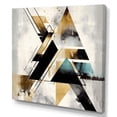 thumbnail image 2 of DESIGN ART Designart "Green Triangle Boho Iii" Modern Geometric Canvas Art Print 30 in. wide x 30 in. high, 2 of 5