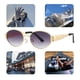 thumbnail image 3 of Gafas Ovales Vintage Metal Moderna (gris), 3 of 9