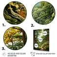 thumbnail image 3 of Designart "Forest Canopy Portrayed Trees in Harmony V" Cottage Floater Framed Canvas Wall Art, 3 of 7