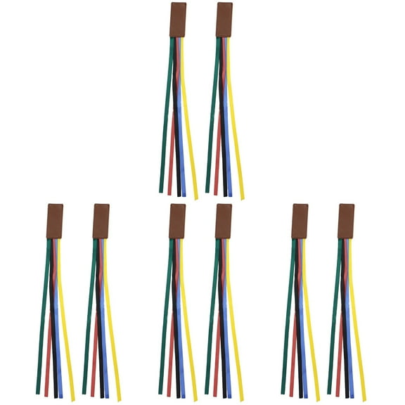 MERRYHAPY Multi-Color Ribbon Bookmarks 8 Pieces Wear-Resistant Decorative Book Markers for Reading and Crafts