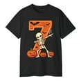 thumbnail image 3 of 67 Six Seven Meme Couple Matching Skeleton Pumpkin Halloween T-Shirt, 3 of 5