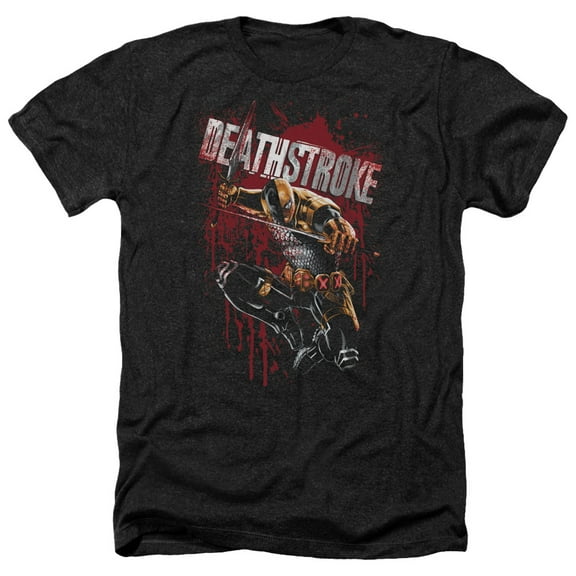 Jla - Blood Splattered - Heather Short Sleeve Shirt - Large