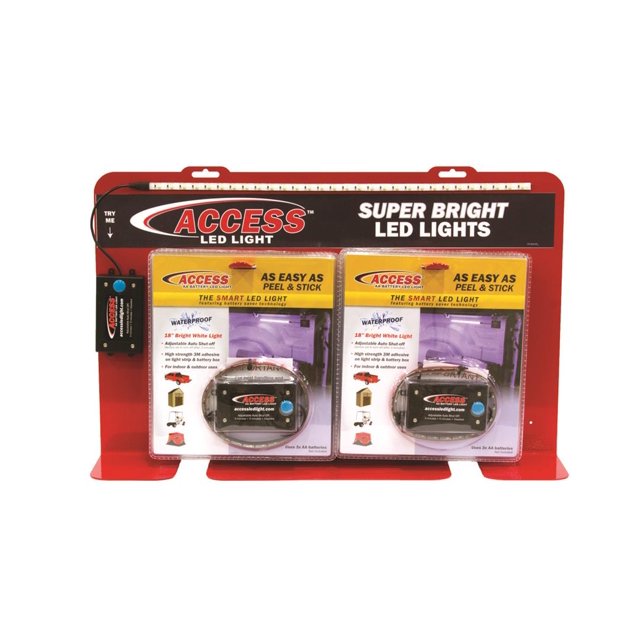 ACCESS Couvercles Affichage Point de Vente 80913 Marchandiseur de Lumière LED 18 Pouces; avec Six Lumières Numéro de Pièce 80312 et Affichage