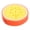 Orange, variant on Pink Melon-Shaped Thick Scrub Sponge, 12cm, Stain Removing for Pots & Dishes (1pc)