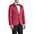 thumbnail image 4 of BLAZER PROM CHIC INSPIRADO para hombres, chaquetas deportivas de cuello pico de un solo botón para bodas de negocios, 4 of 6