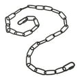 thumbnail image 4 of Decorative Chain Black 1Pack 39.8x0.6x0.1in, 4 of 9