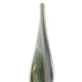 thumbnail image 4 of 4" x 17" Multi Colored Glass Swirl Abstract Sculpture with Clear Base, by DecMode, 4 of 9