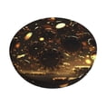 thumbnail image 1 of Balery Classical Golden Casino Fundas de asiento para taburete de bar redondo de tela de terciopelo ajustables que protegen de arañazos y manchas para sillas de 14 a 17 pulgadas.-14 inch, 1 of 7