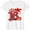 White, variant on Sweet Sixteen Red 16 Year Birthday T-Shirt