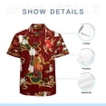 thumbnail image 7 of High Quality Hawaiian Shirts for Men Short Sleeve Aloha Beach Shirt Floral Summer Casual Button Down Shirts Blouses T6HGOU, 7 of 7