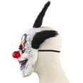 thumbnail image 4 of Máscara de payaso de látex aterradora de Halloween para adultos, máscara de mago con pelo, adecuada para cosplay, espectáculo, baile de disfraces, accesorios de disfraces adecuados para Halloween, fi, 4 of 5