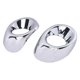 thumbnail image 3 of 2pcs For Mitsubishi Outlander 2013 2014 Chrome Front Fog Light Cover, 3 of 5