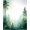 Green, Pattern 11, variant on ODIKA 8'x10' Washable Area Rug Cream Farmhouse Watercolor Forest Hardwood Long Symmetrical Vine Border with Leaf Clusters for Dining Room, Large Office, Lounge, Non-Slip Chair-Friendly Mat