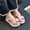 Light Pink, variant on Liyamei Soft Flat Sole Girls Sandals Fashion Comfortable Design Lightweight Casual Summer Footwear For Toddler Kids Girls School Sandals Open Toe Size 8