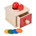 thumbnail image 2 of Juguete De Caída De Bola De Desarrollo Montessori Juguetes Sensoriales Juguete De Inteligencia CUTICAT juguetes de cajas a juego de forma, 2 of 8