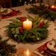 thumbnail image 4 of xihome Centro de mesa con forma de anillo de vela con flores artificiales para decoracin del hogar, la mesa del comedor, bodas y fiestas., 4 of 6