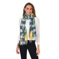 thumbnail image 2 of FORMRS Womens Scarf Winter Soft Long Big Warm Shawls Wrap Tassel Scarves, Cartoon Beige Lemon, 2 of 9