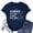 Navy, variant on Womens Summer Short Sleeve Tops Science Science Lover Science T Shirt Casual Spring Fashion Tees 2026