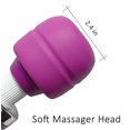 thumbnail image 5 of Dingrich 10 Speeds Wired Powerful Handheld Wand Massager with Strong Vibration, Personal Therapy Massager Purple, 5 of 9