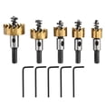 thumbnail image 3 of Drill Hole Saw Kit, Fast Cutting Precise Safer Hole Opener HSS  For Plastic For Open Rubber, 3 of 8